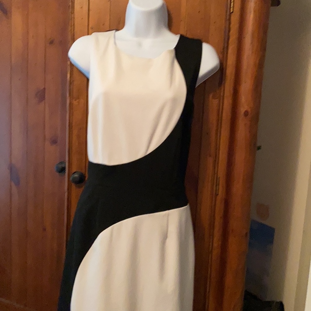 New York & Company Black and white dress
